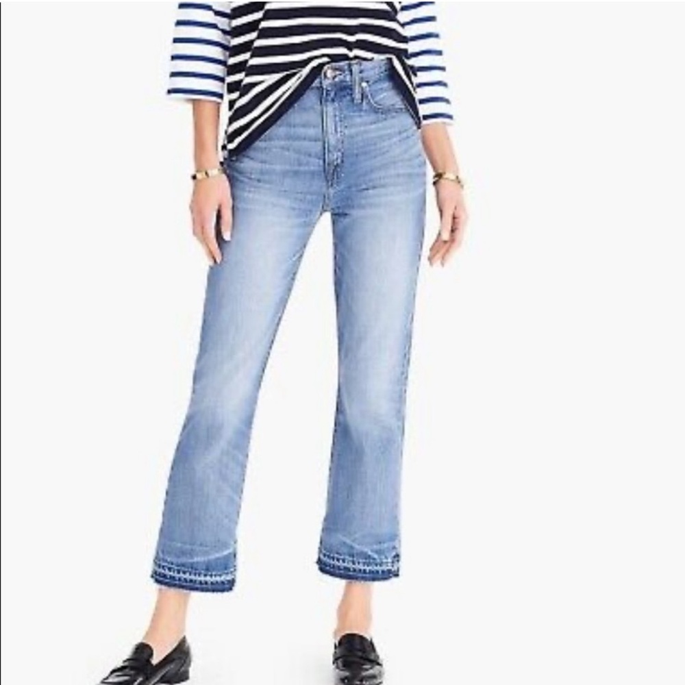 J. Crew Point Sur Flare Jeans